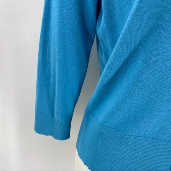 NWT White House Black Market blue cardigan - Picture 6 of 11